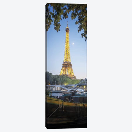 Eiffel Tower Green Nature In Paris Canvas Print #PHM66} by Philippe Manguin Canvas Wall Art