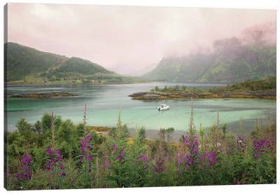 Fjord In Norway Canvas Art Print - Philippe Manguin