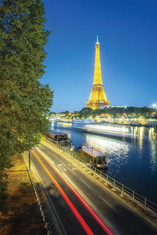 Golden Eiffel Tower by Philippe Manguin wall art