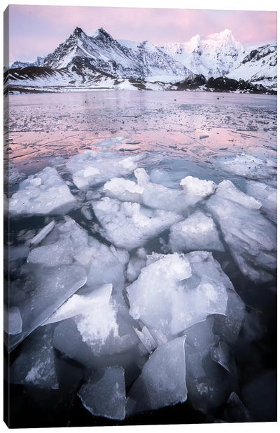 Ice Land Canvas Art Print - Iceland Art
