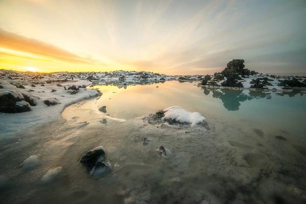 Glaciers & Icebergs: Iceland Blue Lagoon by Philippe Manguin