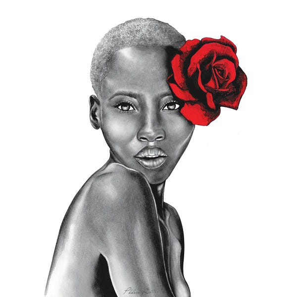 Black & White & Red: Uzuri by Philece Roberts