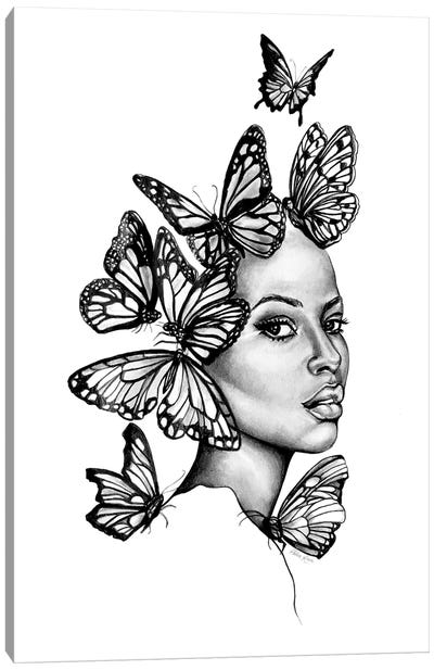 Transformed Canvas Art Print - Monarch Butterflies