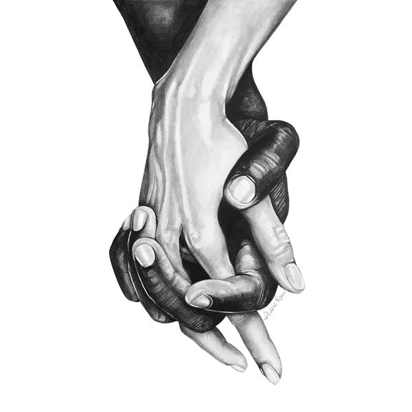 Black & White Drawings & Illustrations: Never Let Go Series I by Philece Roberts