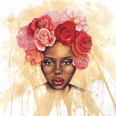 Adorn Her by Philece Roberts framed canvas print