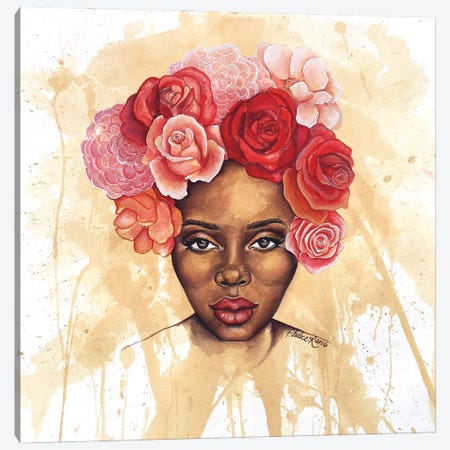 Adorn Her Canvas Print #PHR19} by Philece Roberts Art Print