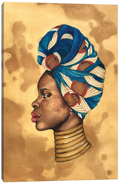 Golden Canvas Art Print - Black History Month