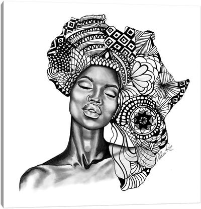 Ancestral Calls Canvas Art Print - Hyper-Realistic & Detailed Drawings