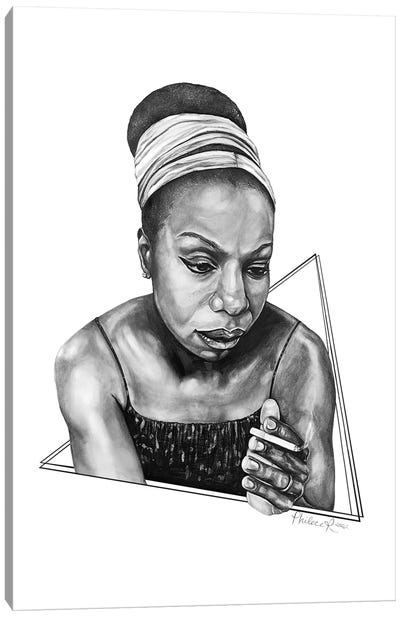 Dear Nina Canvas Art Print - Nina Simone