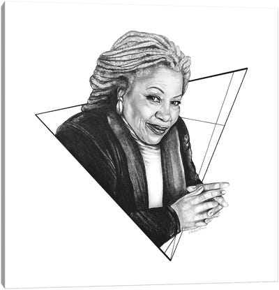 Toni Canvas Art Print - Toni Morrison