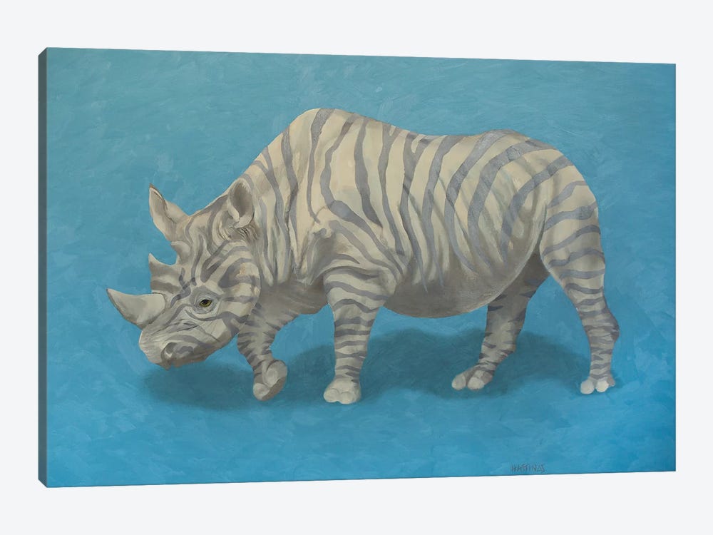 Zhinoceros by Paul Hastings 1-piece Canvas Art Print