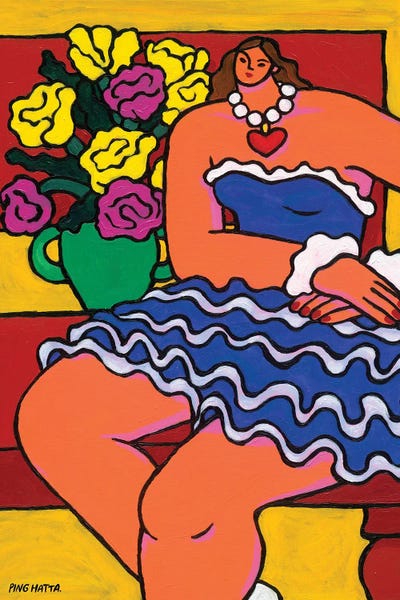 Dopamine Decor: Dancer In Blue Tutu by Ping Hatta