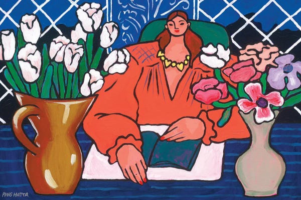 Dopamine Decor: Femme Lissant by Ping Hatta