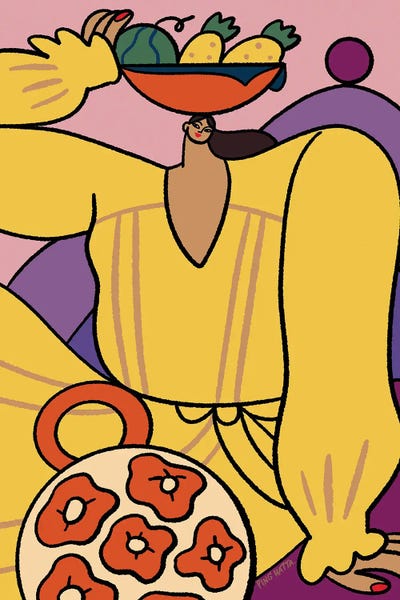 Tropical Décor: Queen Of The Tropical Fruits 2021 by Ping Hatta