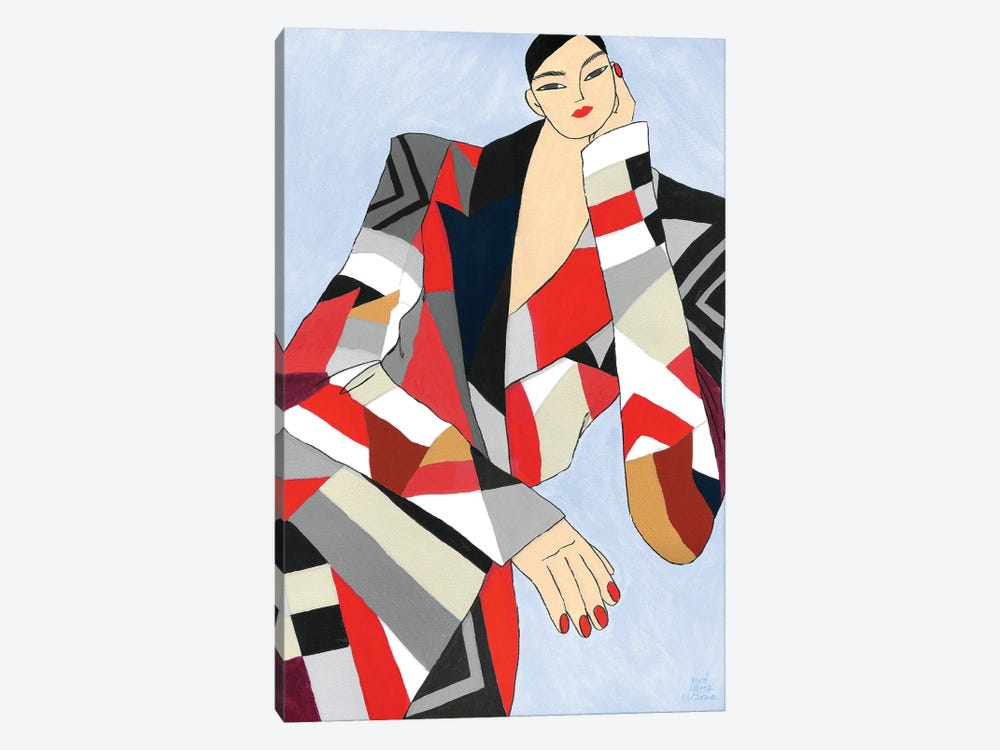 Alexander Mcqueen Fall 2020 by Ping Hatta 1-piece Art Print
