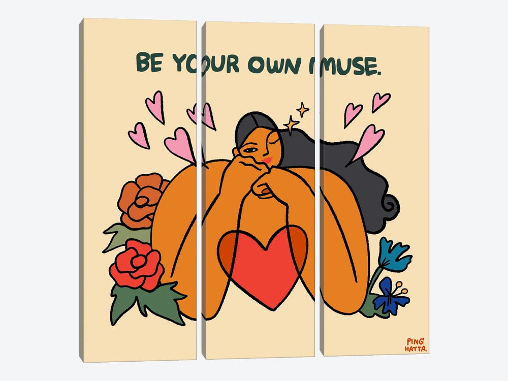 Be Your Own Muse by Ping Hatta 3-piece Art Print