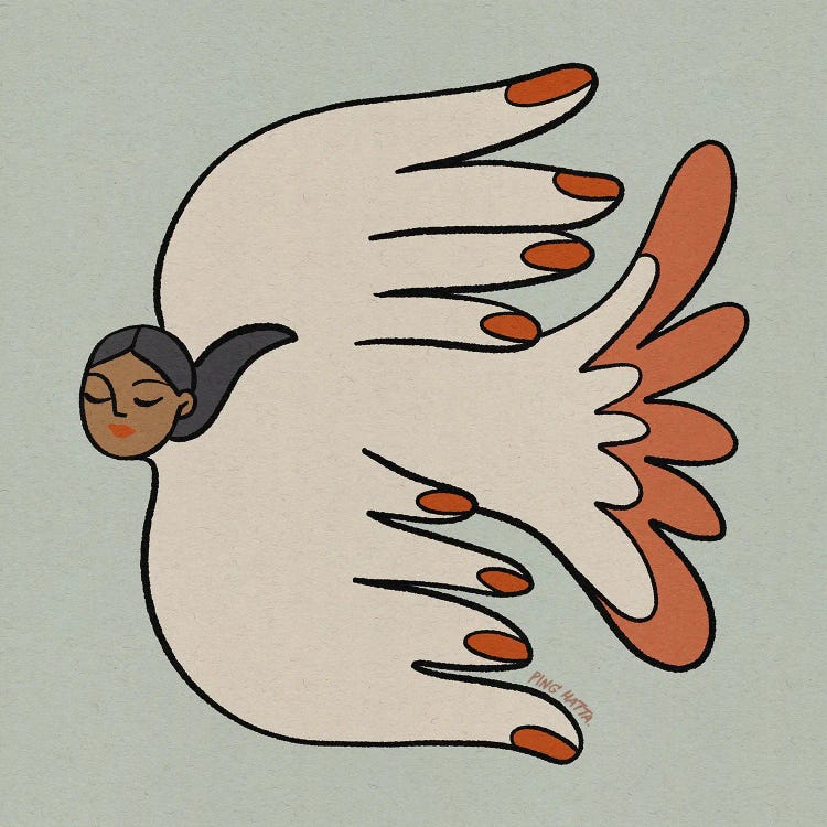 La Paloma Canvas Wall Art by Ping Hatta | iCanvas