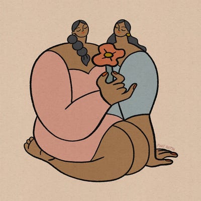 Lifting Me Up by Ping Hatta multi panel art