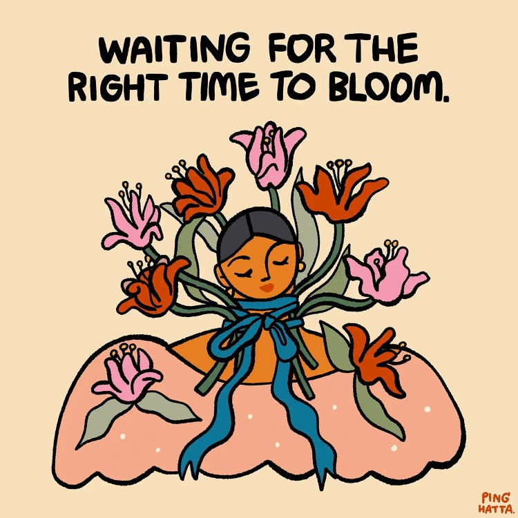 Waiting For The Right Time To Bloom