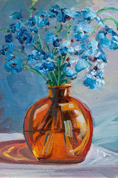 Modern Farmhouse Décor: Flowers In Vase by Pattie Horwitz