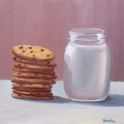 Milk And Cookies by Pattie Horwitz art print