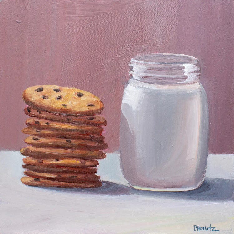 Milk And Cookies by Pattie Horwitz wall art