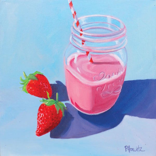 Berries: Strawberry Smoothie by Pattie Horwitz