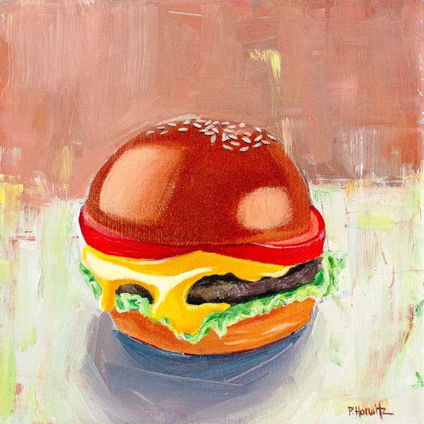 Pattie Horwitz: Cheeseburger by Pattie Horwitz