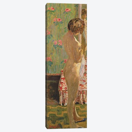 Standing Female Nude Canvas Print #PIB116} by Pierre Bonnard Art Print