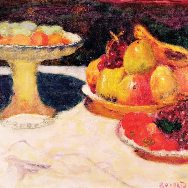 Post-Impressionism: Still Life With A Fruit Bowl, 1933 by Pierre Bonnard