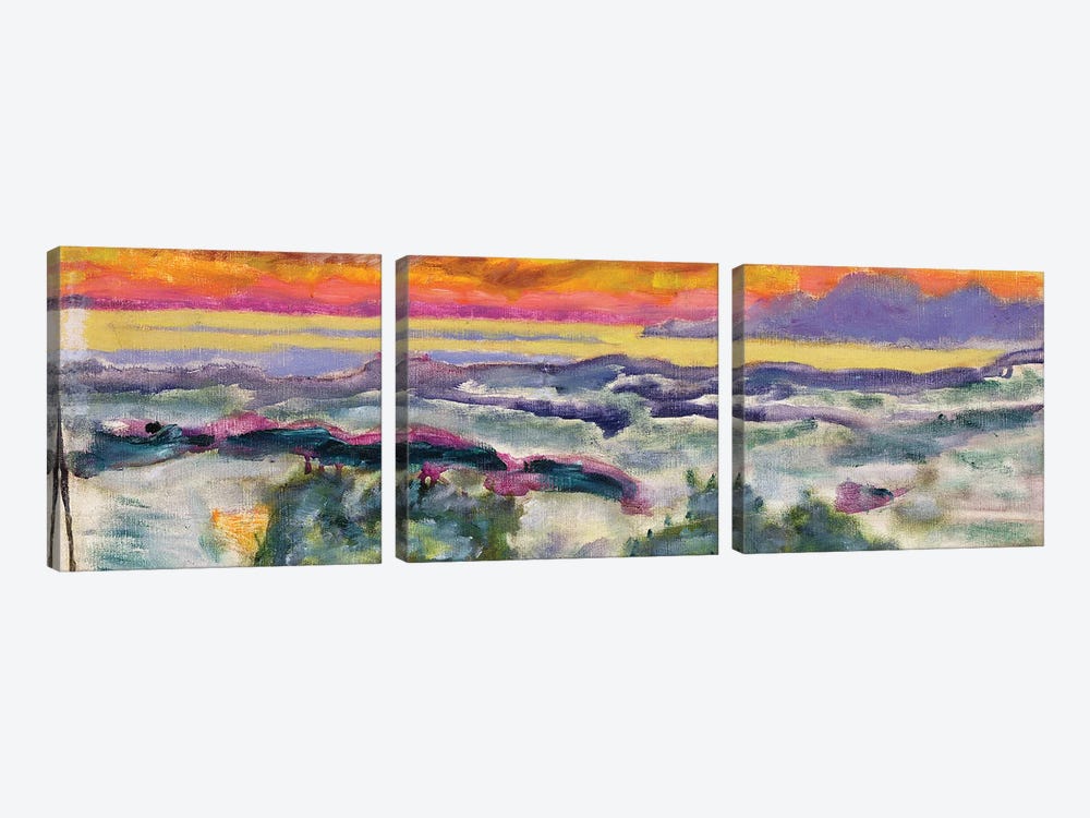 Sunset, 1939 by Pierre Bonnard 3-piece Canvas Artwork
