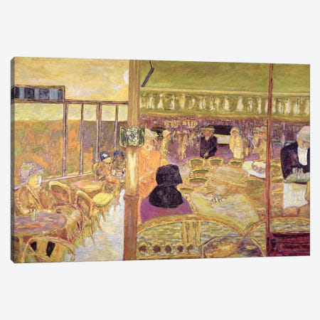The Cafe Du Petit Poucet, 1928 Canvas Print #PIB138} by Pierre Bonnard Canvas Wall Art