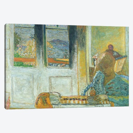 The French Windows Or, Morning In Le Cannet, 1933 Canvas Print #PIB148} by Pierre Bonnard Canvas Print