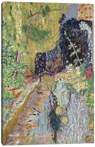 The Garden, C.1936 Canvas Art Print - Post-Impressionism Art
