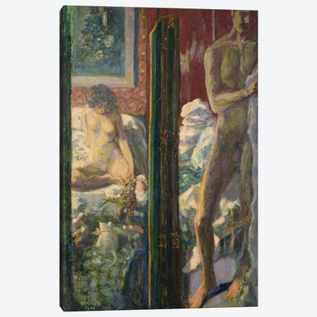 The Man And The Woman, 1900 Canvas Print #PIB157} by Pierre Bonnard Canvas Art Print