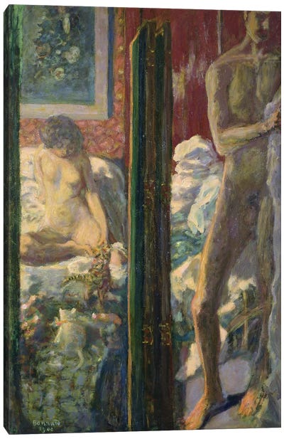 The Man And The Woman, 1900 Canvas Art Print - Pierre Bonnard