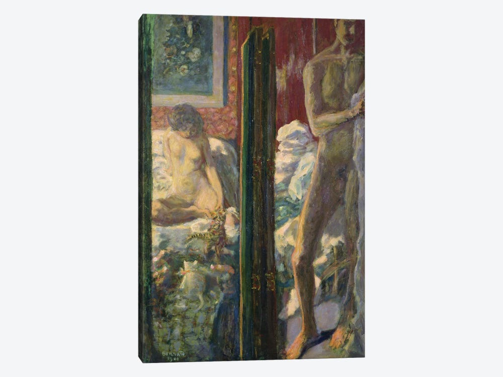The Man And The Woman, 1900 by Pierre Bonnard 1-piece Canvas Wall Art