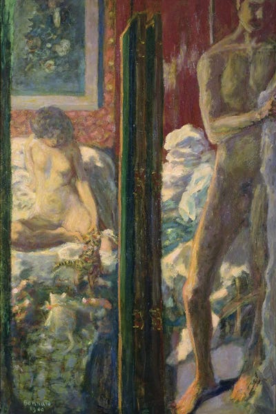 Post-Impressionism: The Man And The Woman, 1900 by Pierre Bonnard