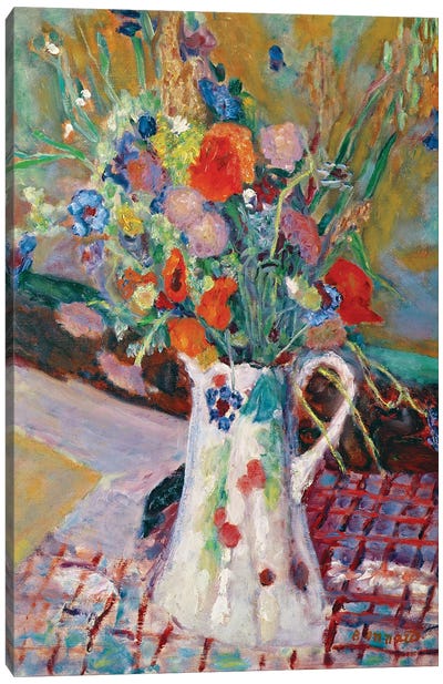 Bouquet Of Wild Flowers, 1922 Canvas Art Print - Still Life