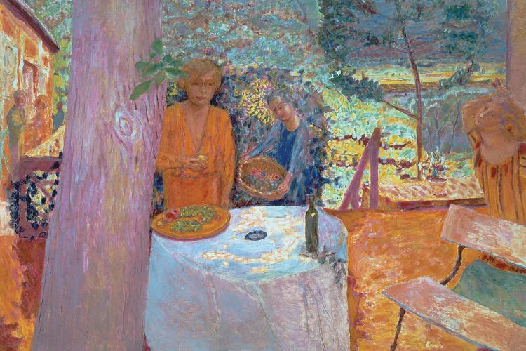 The Terrace At Vernonnet, 1939 by Pierre Bonnard wall art