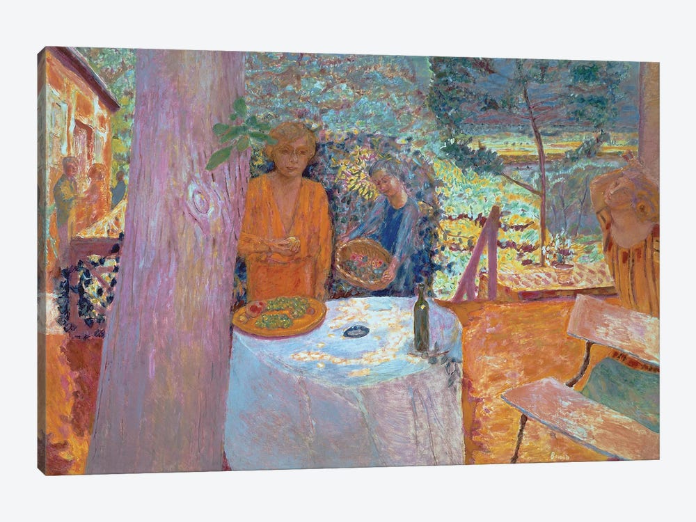 The Terrace At Vernonnet, 1939 by Pierre Bonnard 1-piece Canvas Art