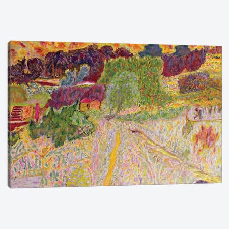 View From The Artist'S Studio, Le Cannet, 1945 Canvas Print #PIB188} by Pierre Bonnard Canvas Print