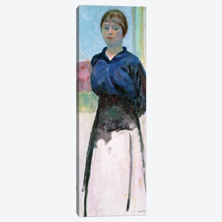 Woman In A Blue Blouse, C.1915 Canvas Print #PIB194} by Pierre Bonnard Art Print