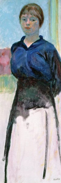 Post-Impressionism: Woman In A Blue Blouse, C.1915 by Pierre Bonnard