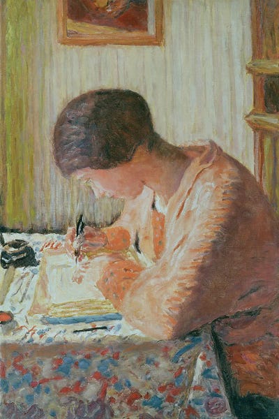 Pierre Bonnard: Woman Writing by Pierre Bonnard