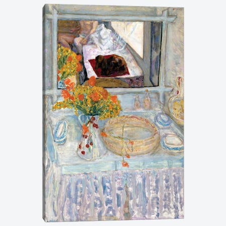 Dressing Table With Mirror, C.1913 Canvas Print #PIB30} by Pierre Bonnard Canvas Wall Art