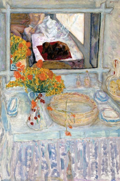 Interiors: Dressing Table With Mirror, C.1913 by Pierre Bonnard