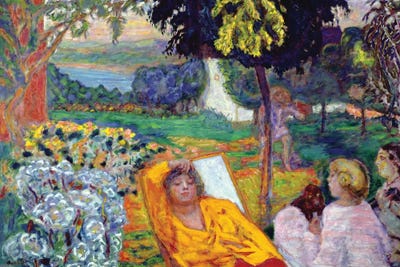 Evening 1914 by Pierre Bonnard framed canvas print