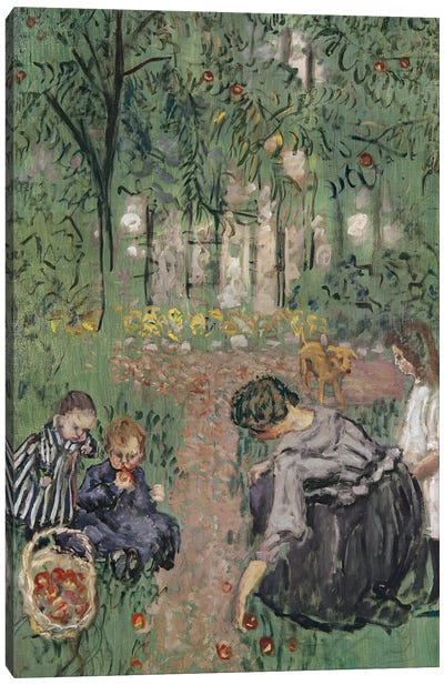 Apple Gathering, 1899 Canvas Art Print