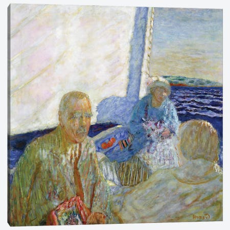 At Sea, 1924 Canvas Print #PIB5} by Pierre Bonnard Canvas Wall Art